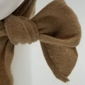 Vintage Adolfo II | Tan Wool Hat w/ Scarf Adolfo II | Accessories | Vintage Adolfo Ii Tan Wool Hat W  main image 4